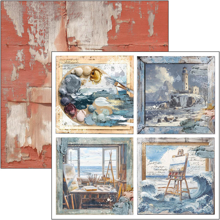 An artist Journey Paper Pad 20,3 x 20,3 + 1 Extra free special sheet