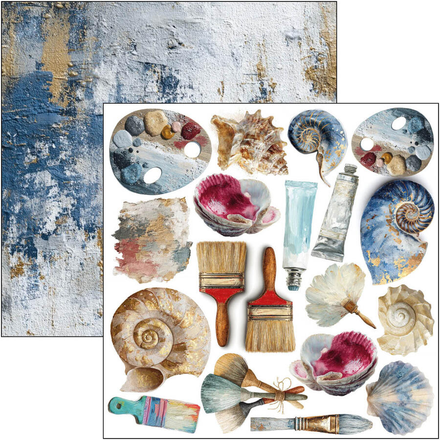 An artist Journey Fussy Cut pad 15 x 15 cm