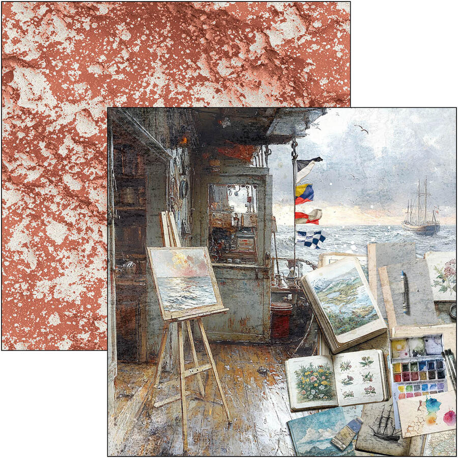 An artist Journey Patterns pad 30,5 x 30,5 + Extra Free Special Sheet