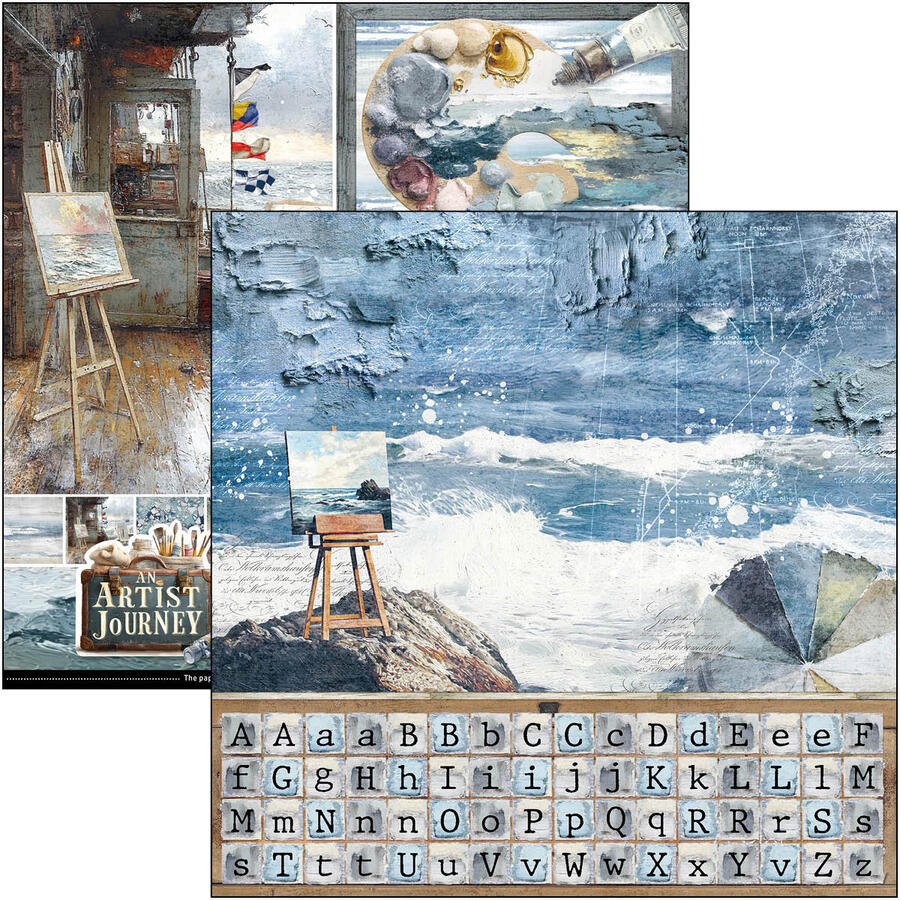 An artist Journey Patterns pad 30,5 x 30,5 + Extra Free Special Sheet