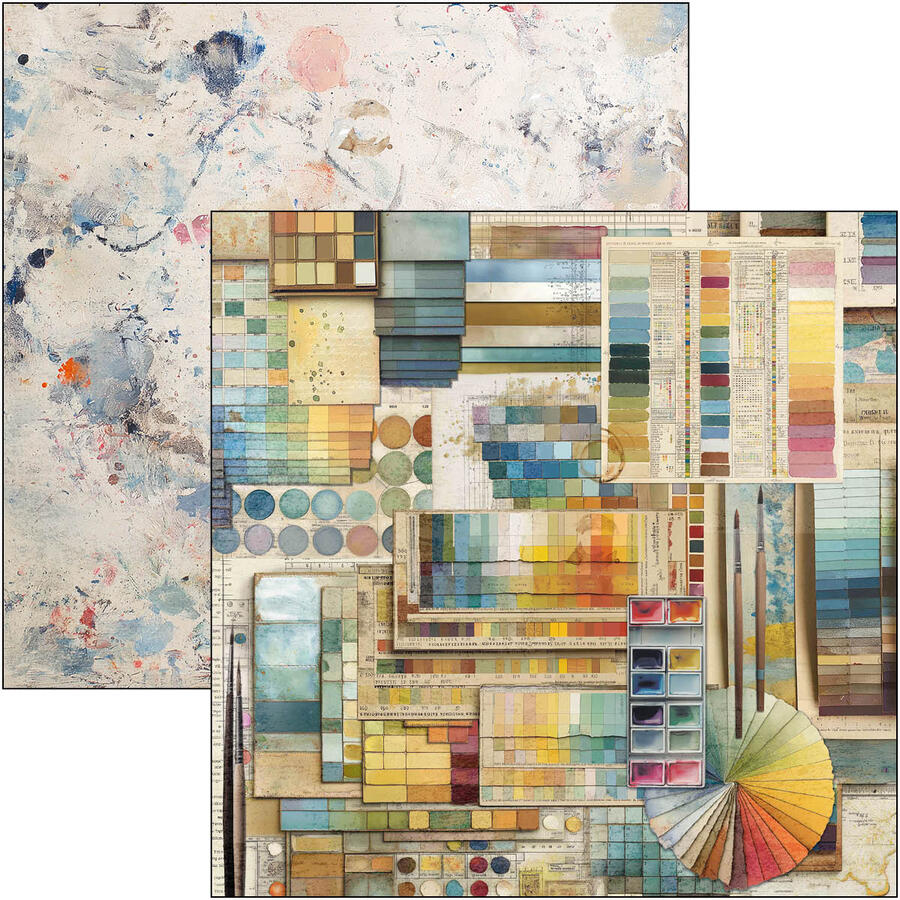 An artist Journey Patterns pad 30,5 x 30,5 + Extra Free Special Sheet