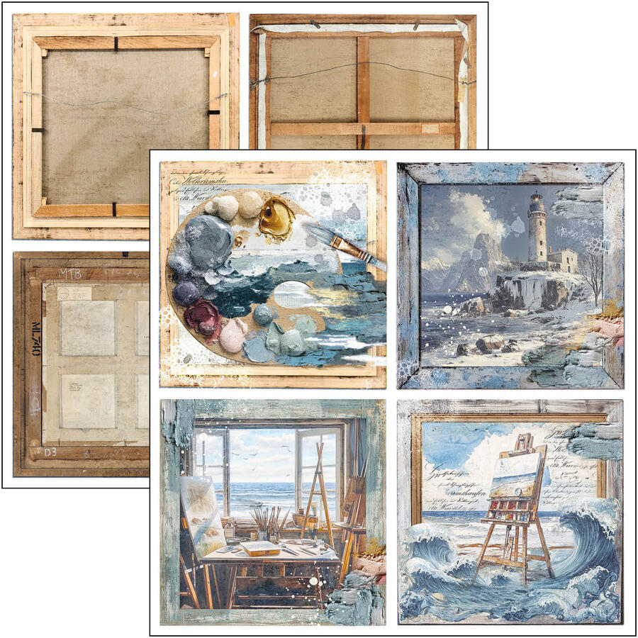 An artist Journey Patterns pad 30,5 x 30,5 + Extra Free Special Sheet