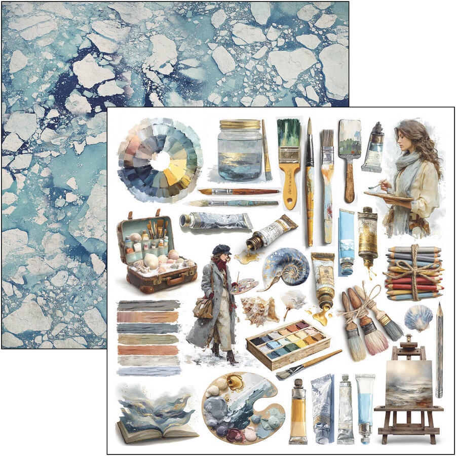 An artist Journey Patterns pad 30,5 x 30,5 + Extra Free Special Sheet