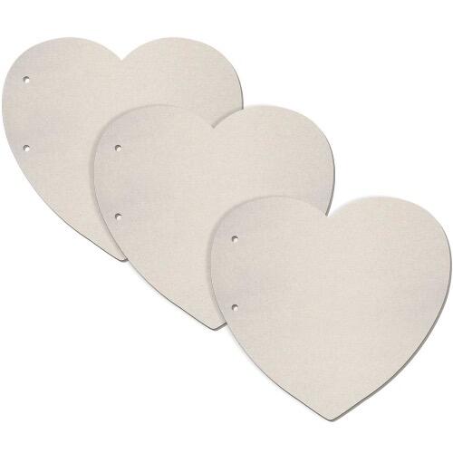 Set 3 Heart Shaped Pages Cardboard