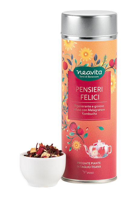 NEAVITA Tisana PENSIERI FELICI Silver Tin 90 g