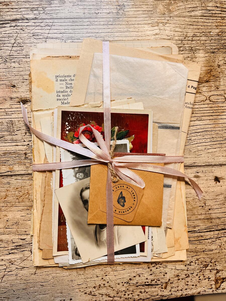 Kit Cartaceo Vintage Originale — Materiale Autentico 1900–1950