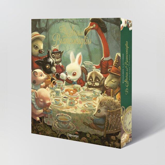 Puzzle 1000 pezzi - La storia del Bianconiglio