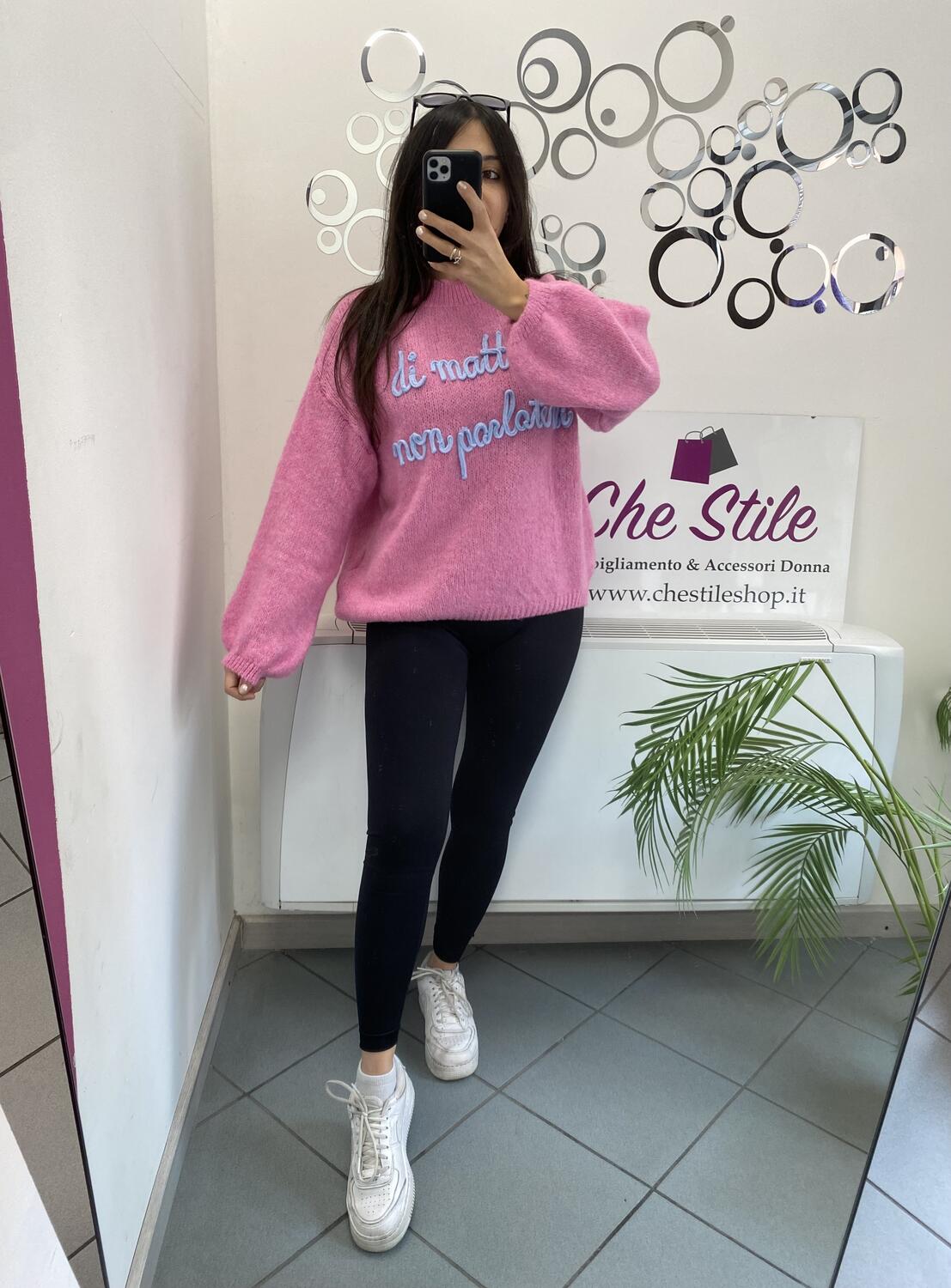 NOVITÀ Pull misto lana DI MATTINA NON PARLATEMI