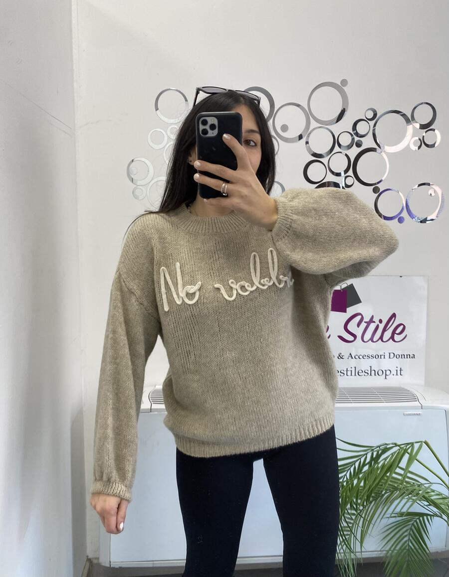 NOVITÀ Pull misto lana NO VABBé