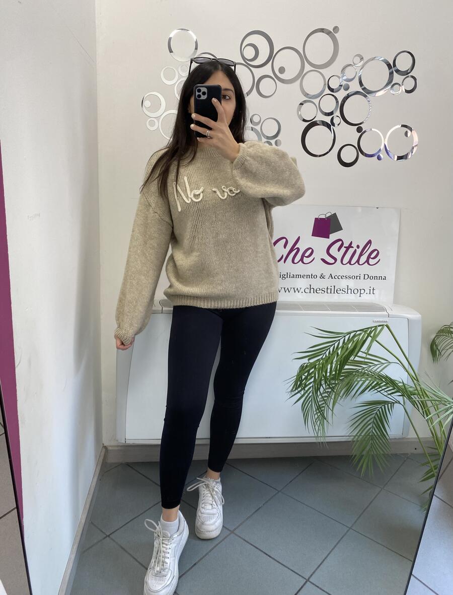 NOVITÀ Pull misto lana NO VABBé
