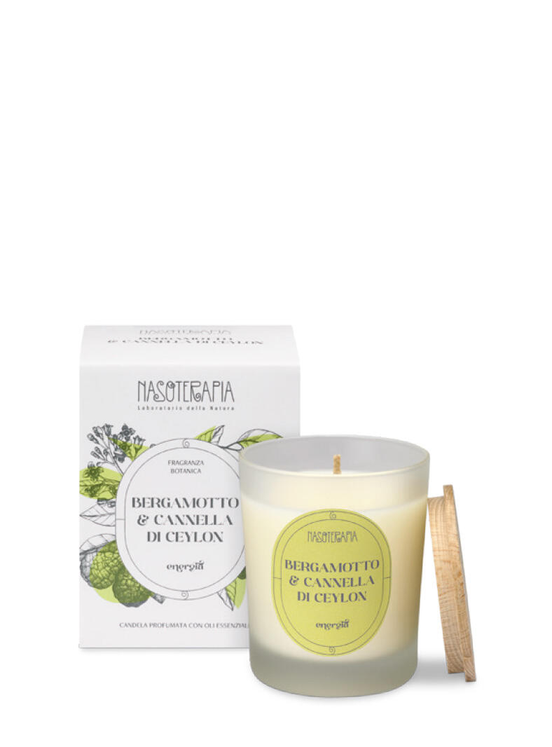 Nasoterapia Candela profumata Bergamotto e Cannella di Ceylon