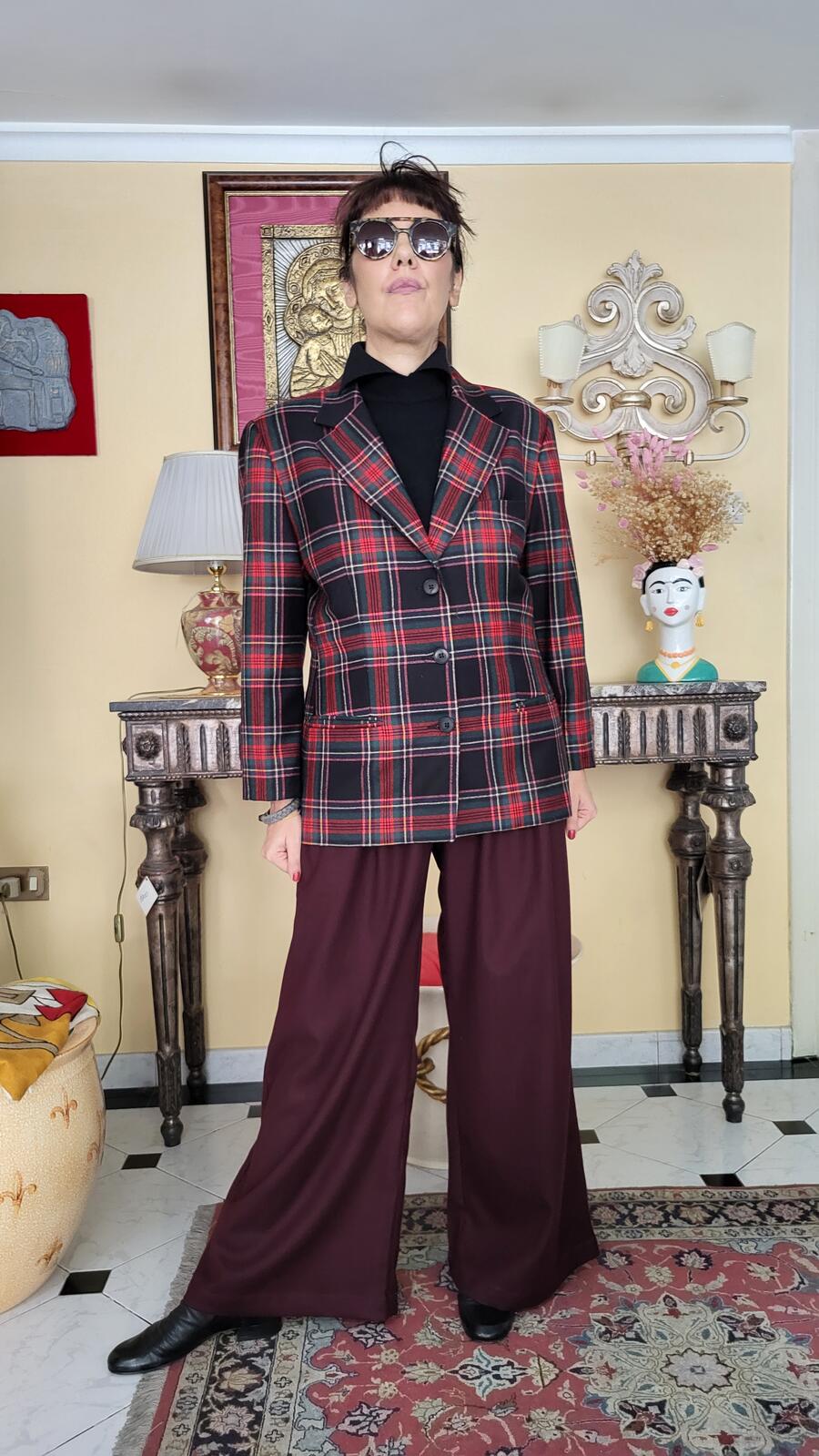 Giacca Tartan 