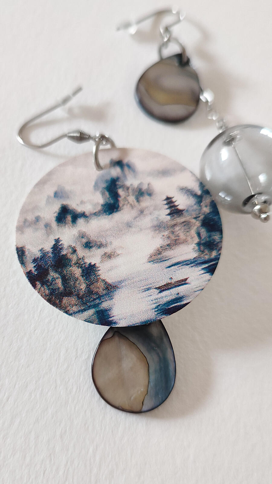 Orecchini Asimmetrici #354