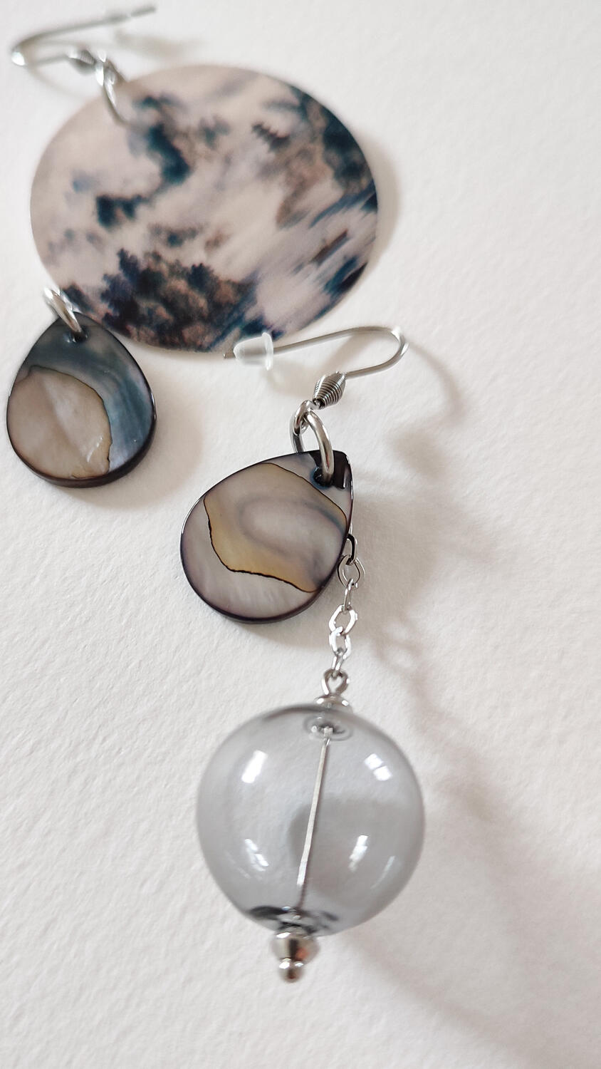 Orecchini Asimmetrici #354