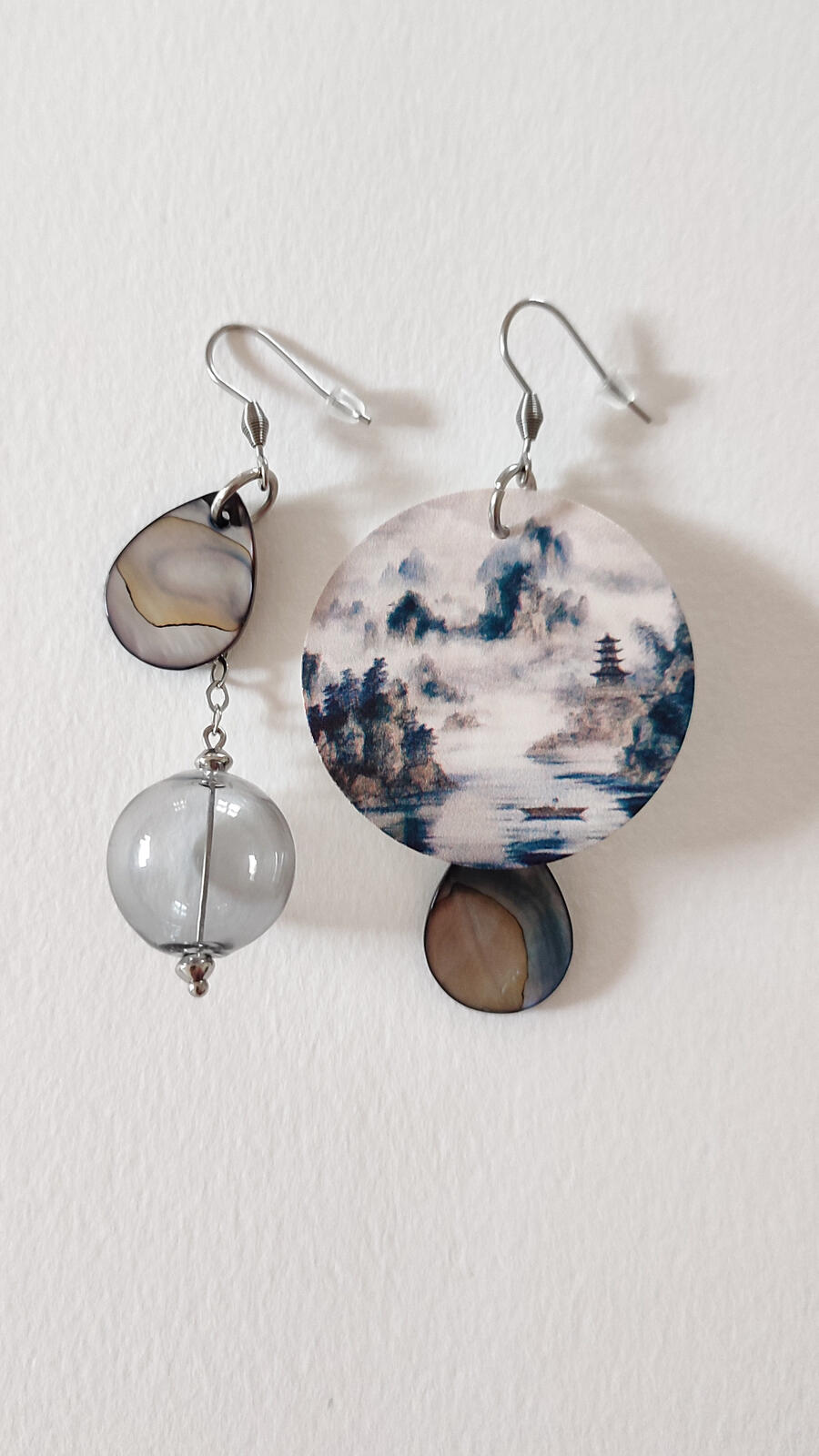 Orecchini Asimmetrici #354