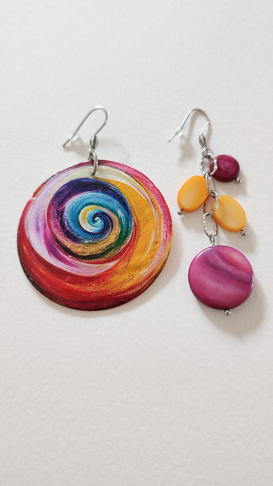 Orecchini Asimmetrici #357