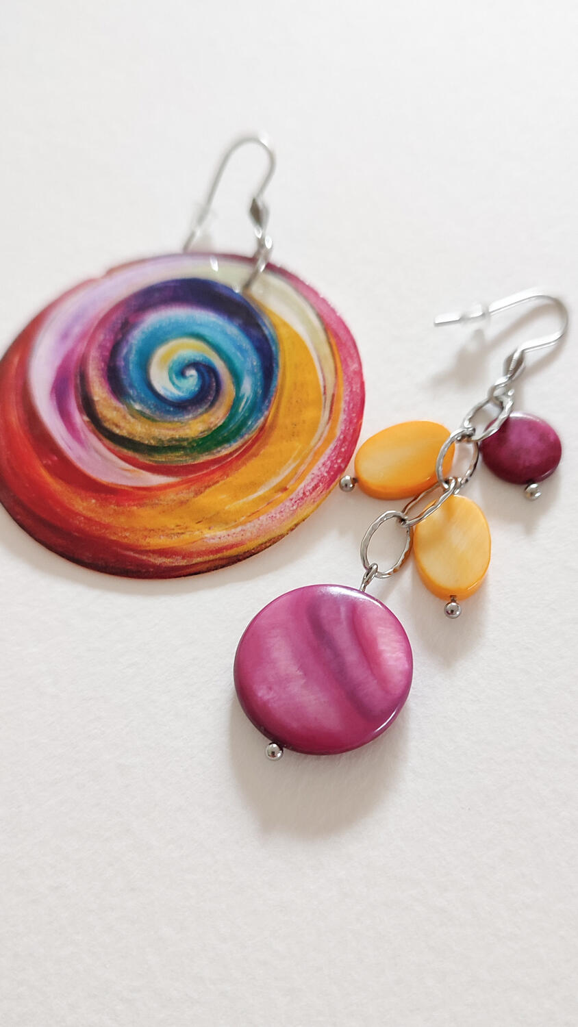 Orecchini Asimmetrici #357