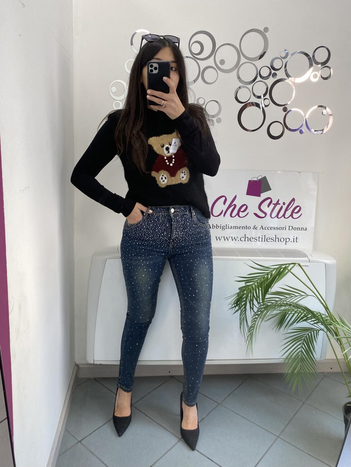 NOVITÀ Jeans skinny brillantini 2.0