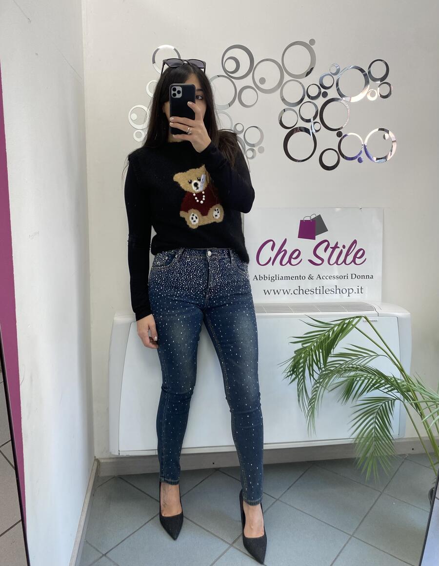 NOVITÀ Jeans skinny brillantini 2.0