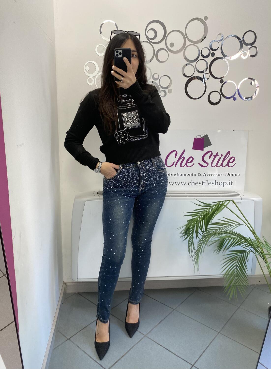 NOVITÀ Jeans skinny brillantini 2.0