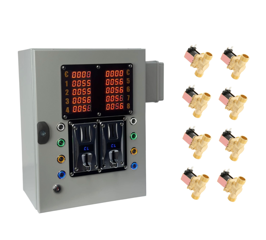 8 DOCCE - Gettoniera elettronica con doppio lettore monete