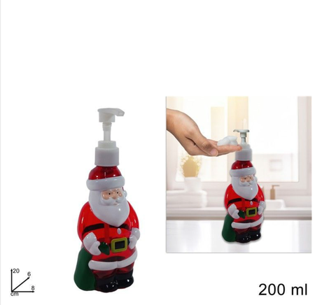 DOSA SAPONE NATALIZIO DA 200 ml
 [Conf.da 12 pezzi]