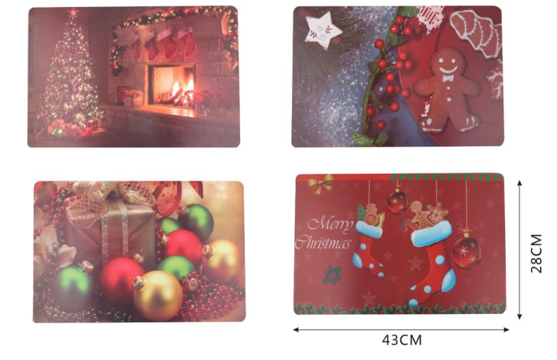 TOVAGLIETTA NATALIZIA  43x28cm
 [Conf.da 12 pezzi]