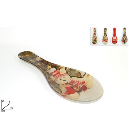 POGGIA MESTOLO IN VETRO 
 [Conf.da 12 pezzi]