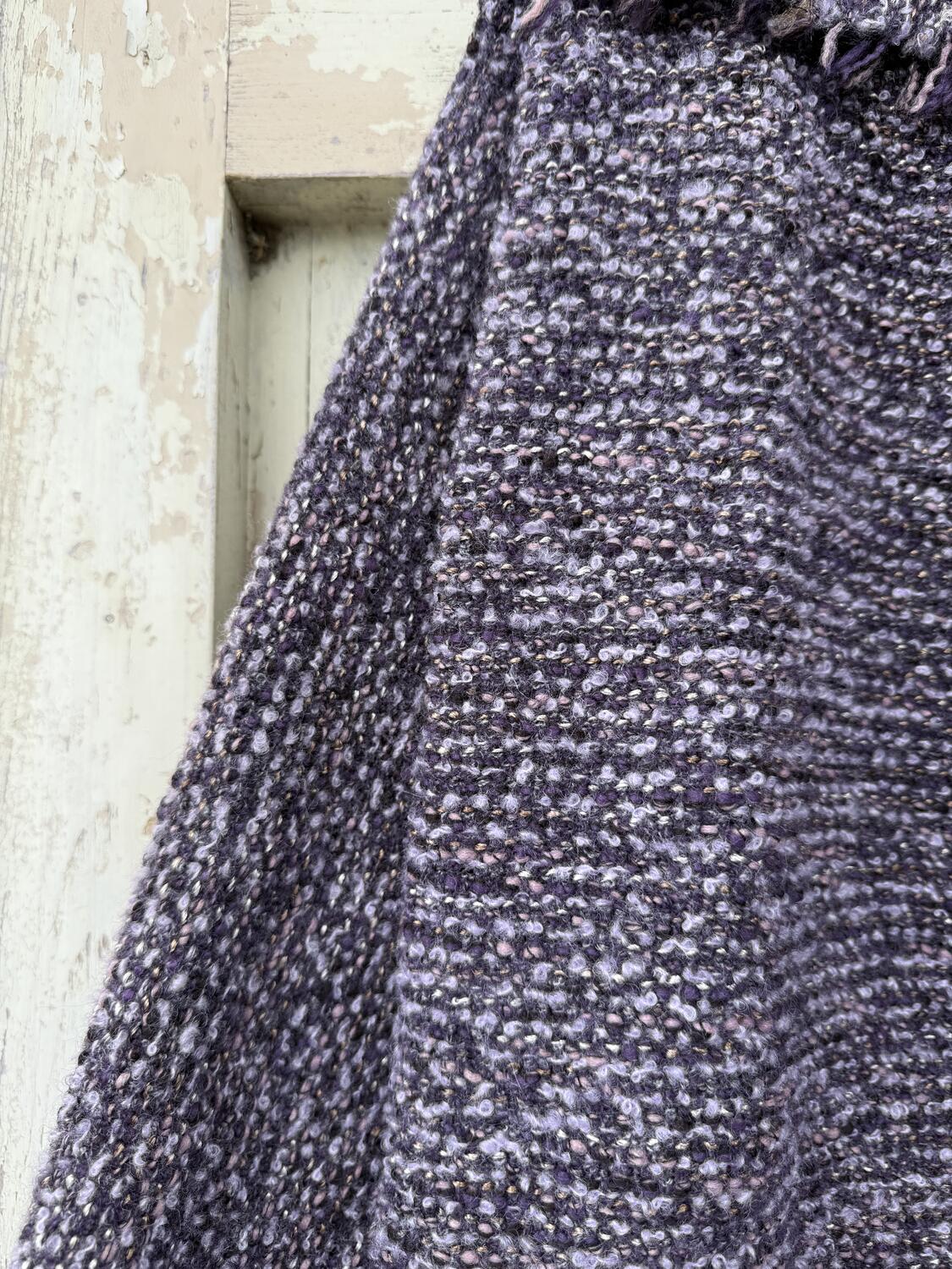 Giacca viola mélange