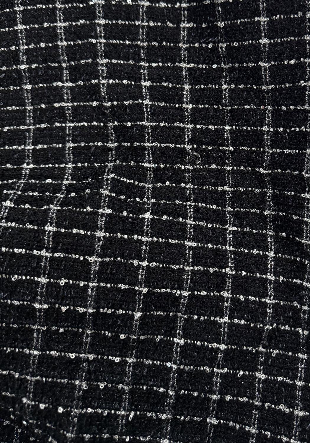 Giacca nero e mini paillettes