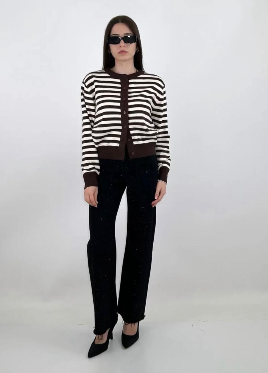 CARDIGAN RIGHE J'AIME'