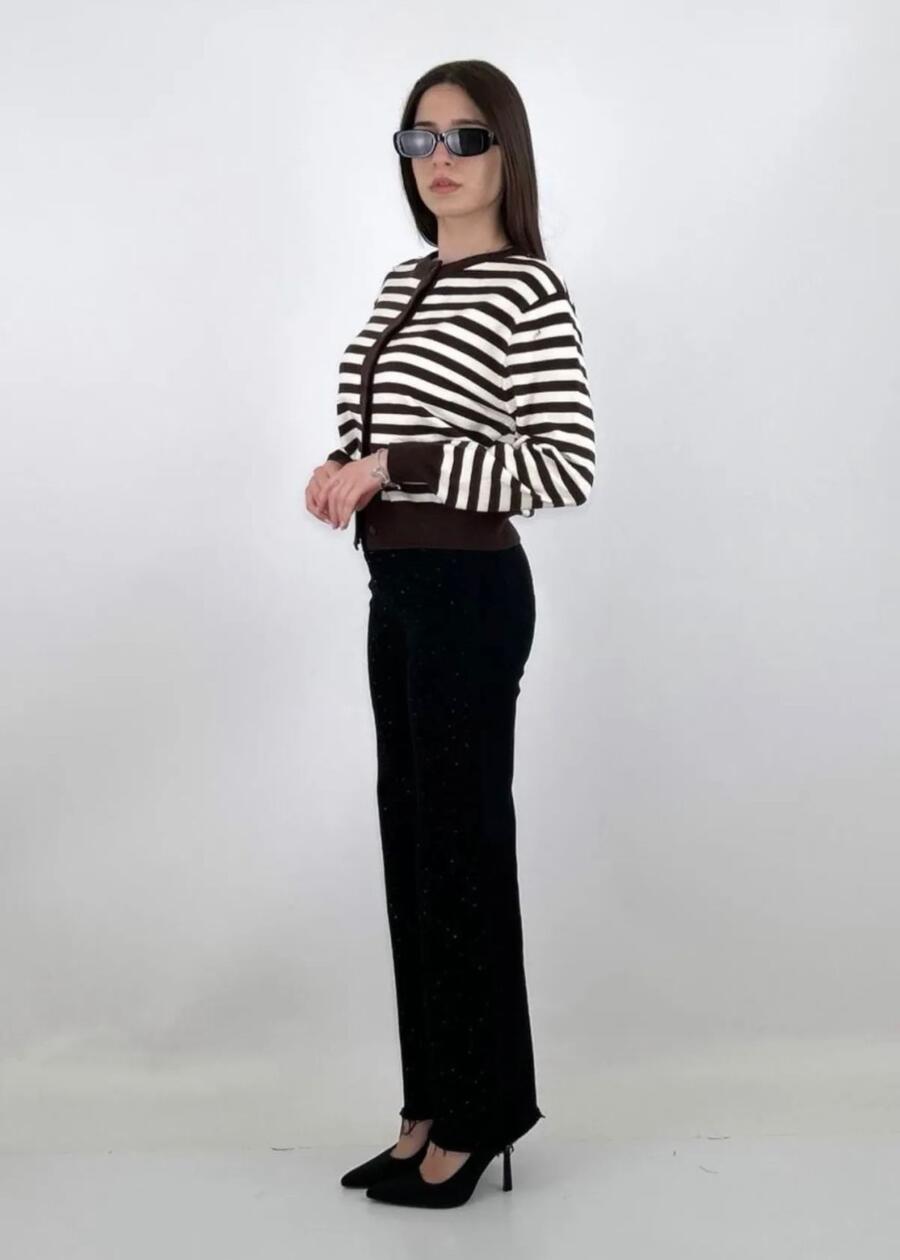 CARDIGAN RIGHE J'AIME'