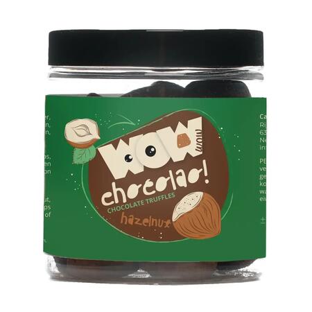 Tartufi al cioccolato e nocciole  Barattolo regalo 130g