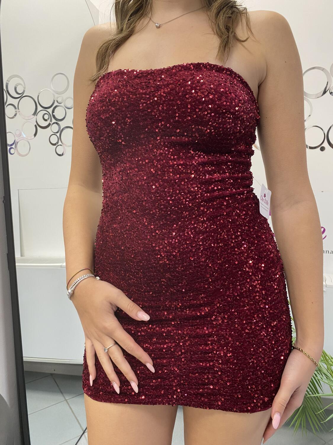 NOVITÀ Mini dress paillettes 