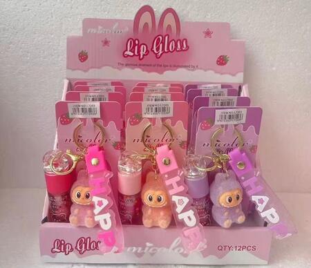 MICOLOR LIPGLOSS CON PORTACHIAVE
 [Conf.da 12 pezzi]