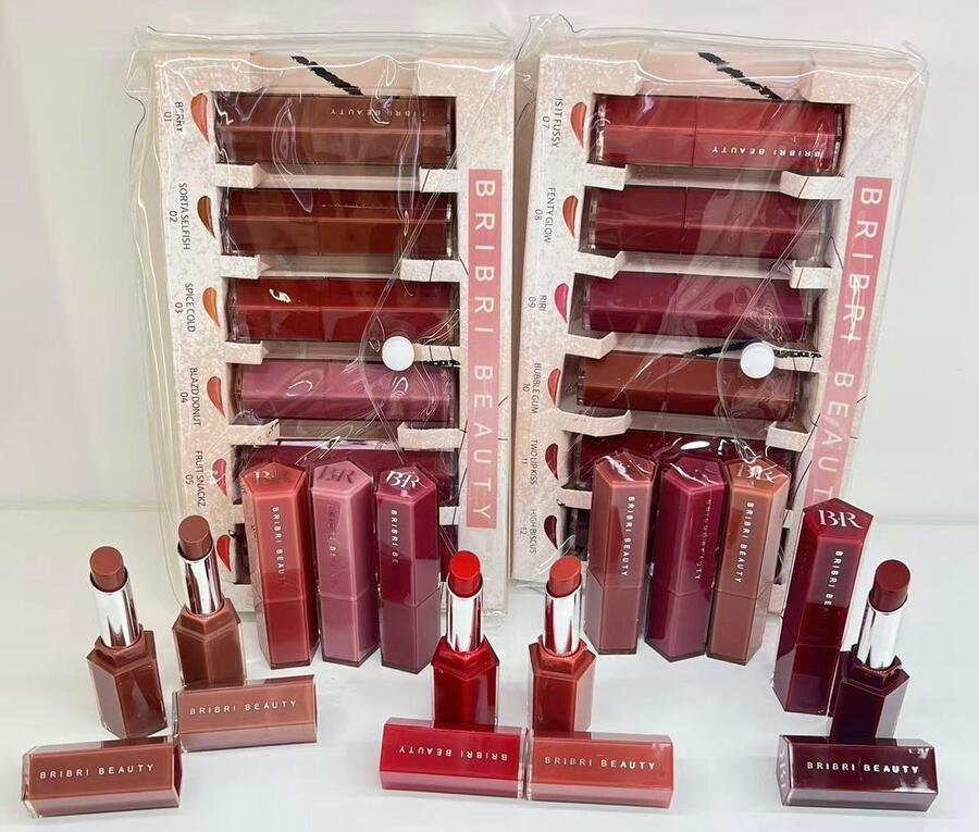 BRIBRI BEAUTY HIGH SHINE GLOSS STICK SET DA 6 pezzi (Dupe FENTY BEAUTY)
 [Conf.da 6 set]