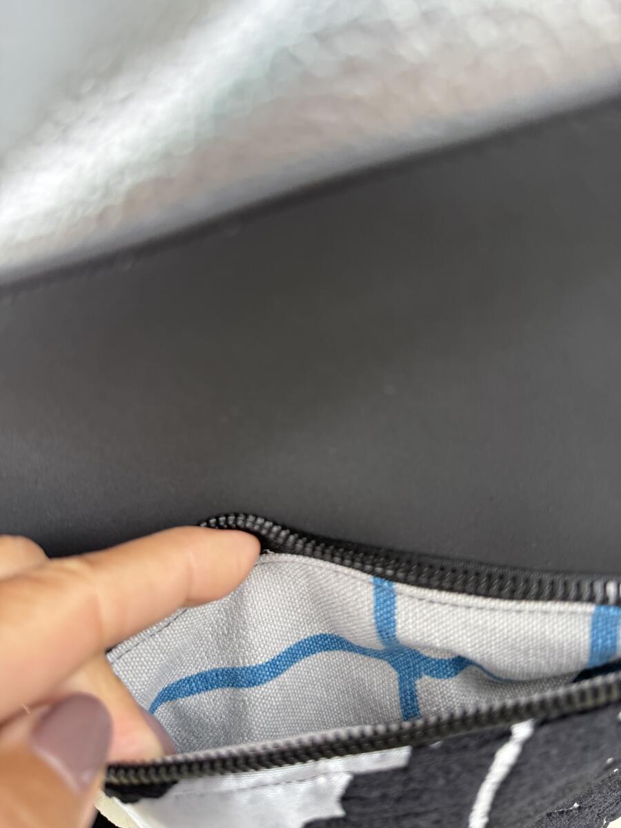 Zaino argento e nero