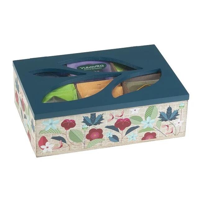Neavita Cofanetto "Tisana Collection" In Legno Ottanio 6 Scomparti 30 Bustine