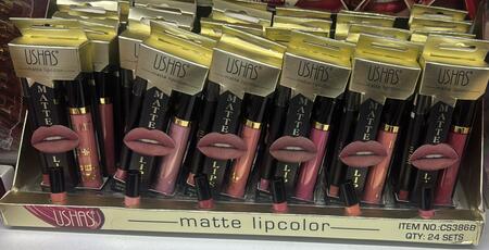 USHAS MATTE LIPCOLOR 2 IN 1
 [Conf.da 24 pezzi]
