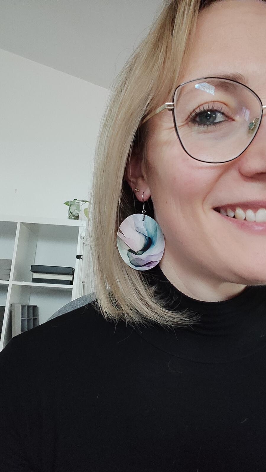 Orecchini Asimmetrici #356