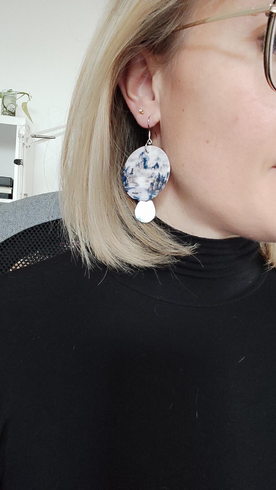 Orecchini Asimmetrici #354