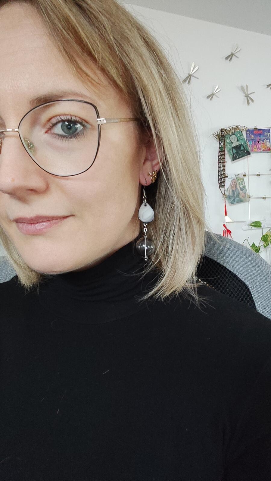 Orecchini Asimmetrici #354