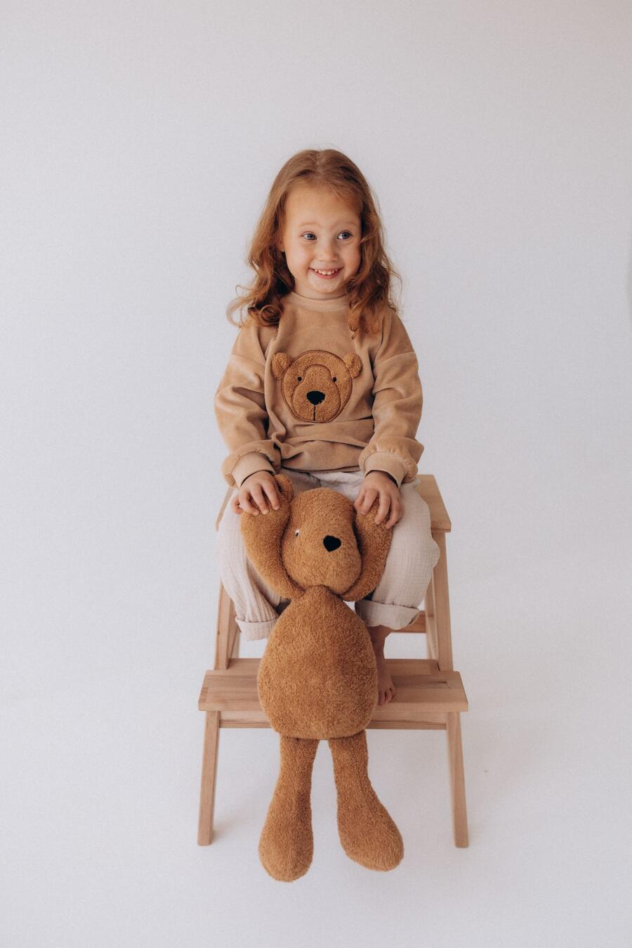 Maglione Ricamato in Cotone Biologico – Bambini – GOTS