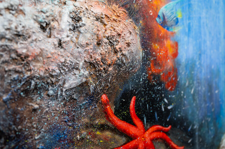 Fondale marino cm 180x80