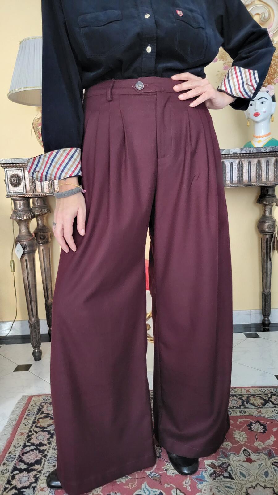 Pantalone Borgogna 