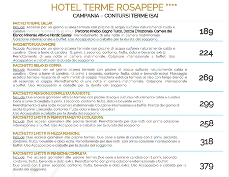 Terme Rosa Pepe - Contursi