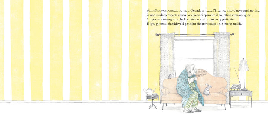 Amos Perbacco aspetta la neve