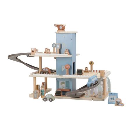 Garage in legno con macchinine