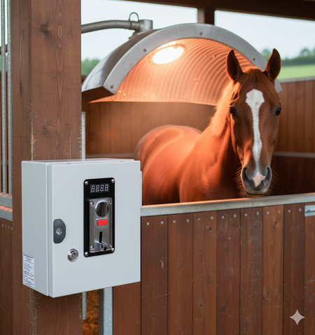 Gettoniera per Lampade IR a 230V con potenza sino a 3500W