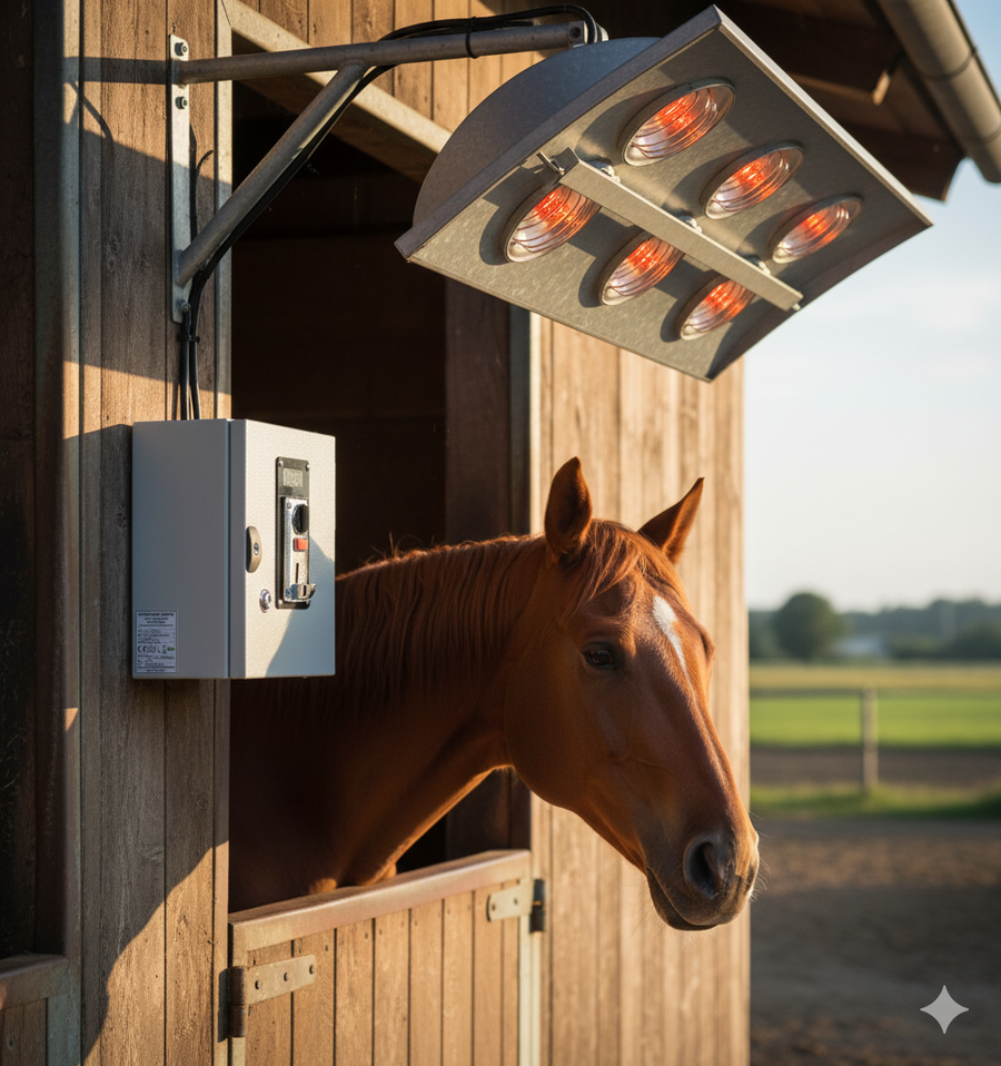 Gettoniera per Lampade IR a 230V con potenza sino a 3500W